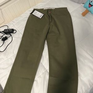 Green barbell brand new pants